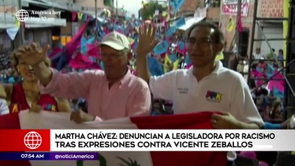 Video herunterladen: Denuncian a congresista Martha Chávez por racismo tras expresiones contra Vicente Zeballos | Primera Edición (HOY)