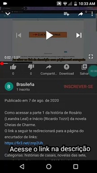 Como acessar Rosário e Inácio (1) pelo celular