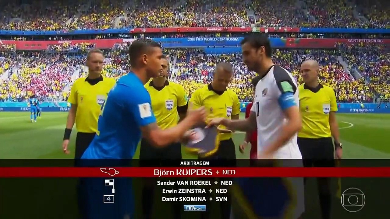 Football - Brazil  2 x 0 Costa Rica