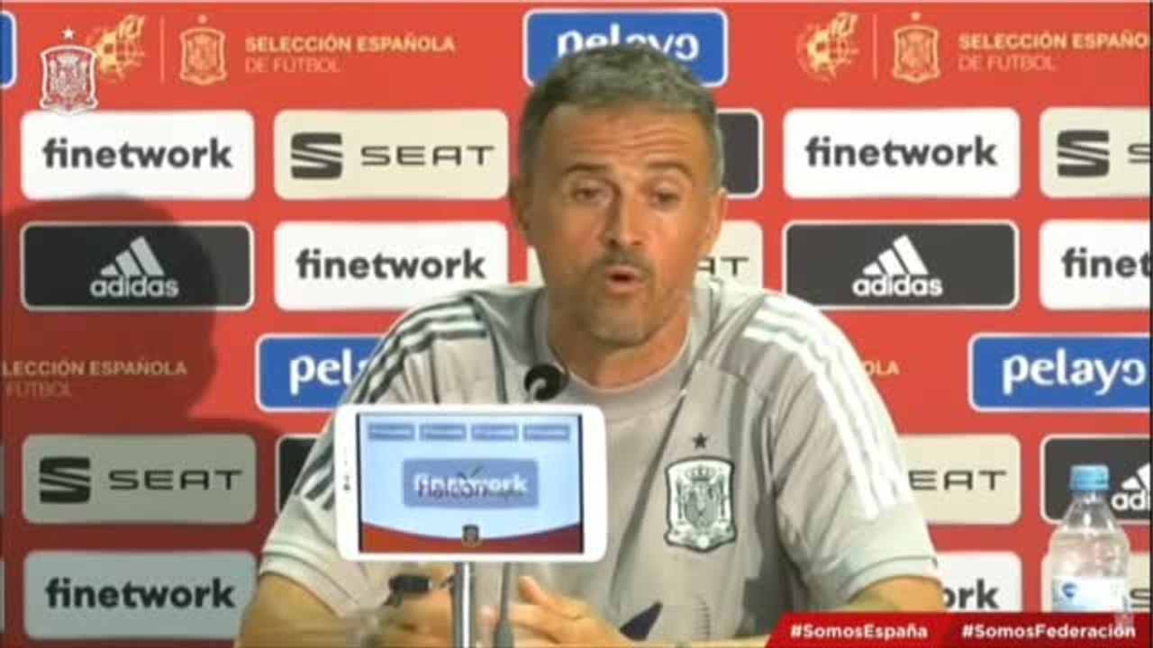 Luis Enrique: "No vamos a salir a especular ante Alemania"