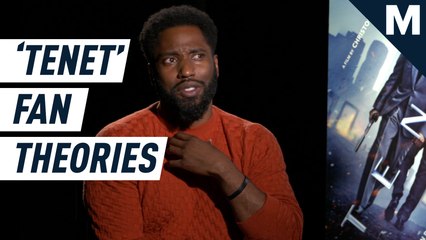 John David Washington reacts to Christopher Nolan movie fan theories