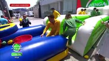 ¡Nuestros conductores le echan todos los huevos en la competencia! | Venga La Alegría