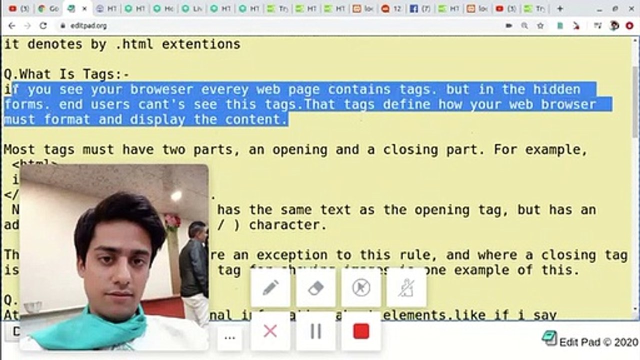Tags,elements,attributes in html