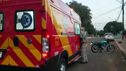 Menino de 5 anos é atropelado por moto no Loteamento Santa Catarina