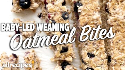 Baby-Led Weaning Oatmeal Bites