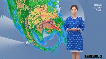 [날씨]  태풍 '마이삭' 북상…강풍 조심