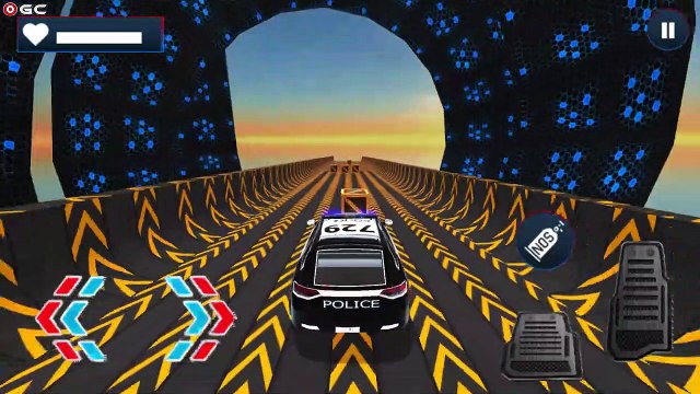 Police Mega Ramp Stunts Car Stunts Games - Impossible Police Car - Android GamePlay