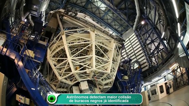 Astrônomos detectam maior colisão de buracos negros já identificada