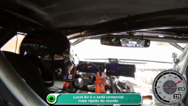 Lucid Air é carro elétrico mais rápido do mundo