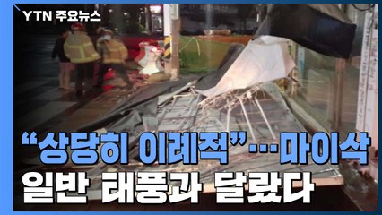 "상당히 이례적"...마이삭, 일반 태풍과 달랐다 / YTN