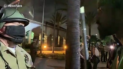 Protester has volatile standoff with sheriff, calls him "blue eyed devil" after Dijon Kizzee killing