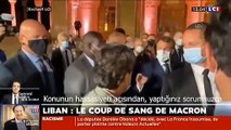 Fransa Cumhurbaşkanı Macron, Hizbullah lideriyle yaptığı görüşmeyi haberleştiren gazeteciyi azarladı