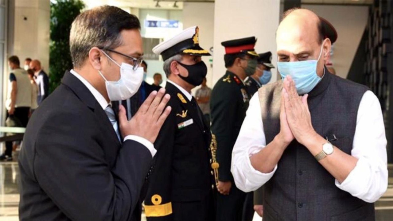 Defence Minister Rajnath reaches Russia for SCO meet