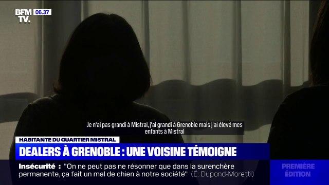 Excédée des trafics de drogue en bas de chez elle, cette habitante du quartier Mistral à Grenoble témoigne de son ras-le-bol