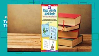 Full Version  25 Read  Write Mini-Books That Teach Word Families: Fun Rhyming Stories That Give