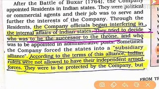 NCERT Class 8 History Chapter -2 From Trade to Territory -Part-II-_1