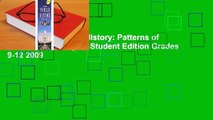 Full Version  World History: Patterns of Interaction Michigan: Student Edition Grades 9-12 2009