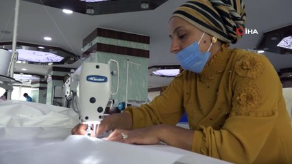 4 çocuk annesi kadın yıllarca çalıştı, devlet desteğiyle kendi atölyesini kurdu