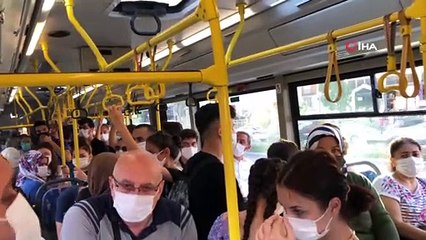 Tıka basa dolu otobüsler pes dedirtti