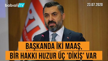 下载视频: Başkanda iki maaş, bir hakkı huzur üç 'dikiş' var