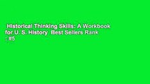 Historical Thinking Skills: A Workbook for U. S. History  Best Sellers Rank : #5