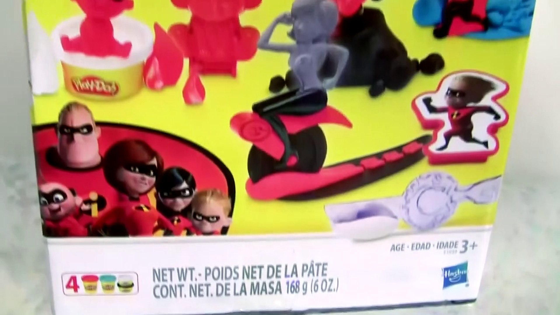 Disney Incredibles 2 Play Doh Incredible Tools with Elastigirl Jack Jack on fire