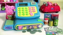 Peppa Pig Cash Register Toy with Pretend Play Food Toys for Kids Nickelodeon by Funtoys