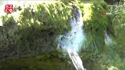 Göl çekildi kaynak pınarlar ortaya çıktı