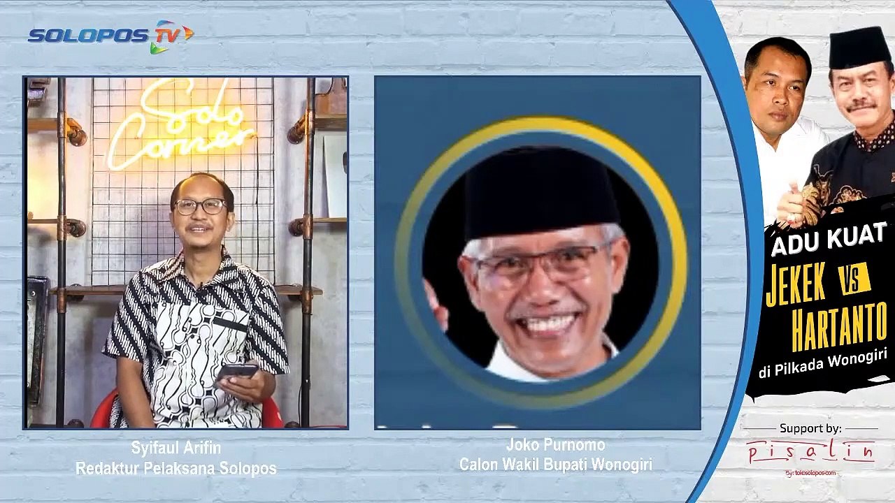 TALKSHOW Adu Kuat Jekek vs Hartanto di Pilkada Wonogiri (PART 2)