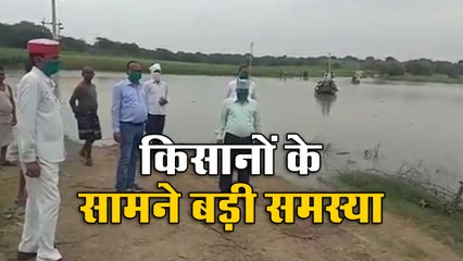 जिला प्रशासन ने बाढ़ इलाकों का किया निरीक्षण