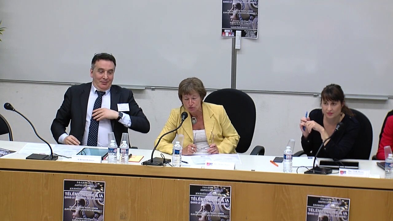 "Enjeux de souveraineté numérique dans le domaine de la santé : quelle stratégie et quelle régulation européenne pour l’IA ?", Bernard Benhamou, Secrétaire général de l’Institut de la Souveraineté Numérique, @Louis Dubouis 2019 _03-ap-midi-01 B Benhamou