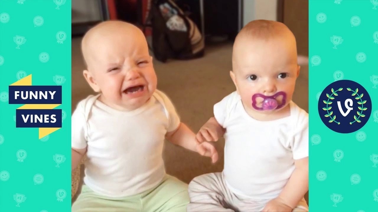 Try Not to Laugh Challenge - TWIN Babies, Tots & KIDS FAILS Compilation May June 2018 _ Funny Vines