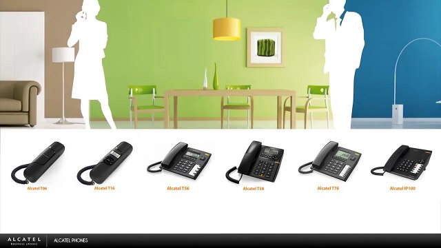 Alcatel T16 Ultra Compact Corded Landline Phone/ Telephone