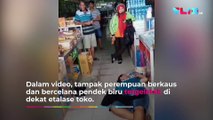 Kepergok Mencuri, Wanita Ini Pura-pura Mati