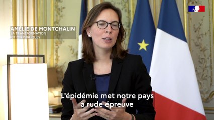 Message aux agents publics d'Amélie de Montchalin