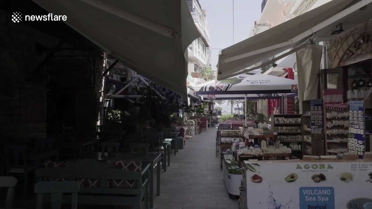 Greek tourist destination sitting empty due to coronavirus