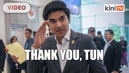 Syed Saddiq thanks Dr Mahathir for criticism