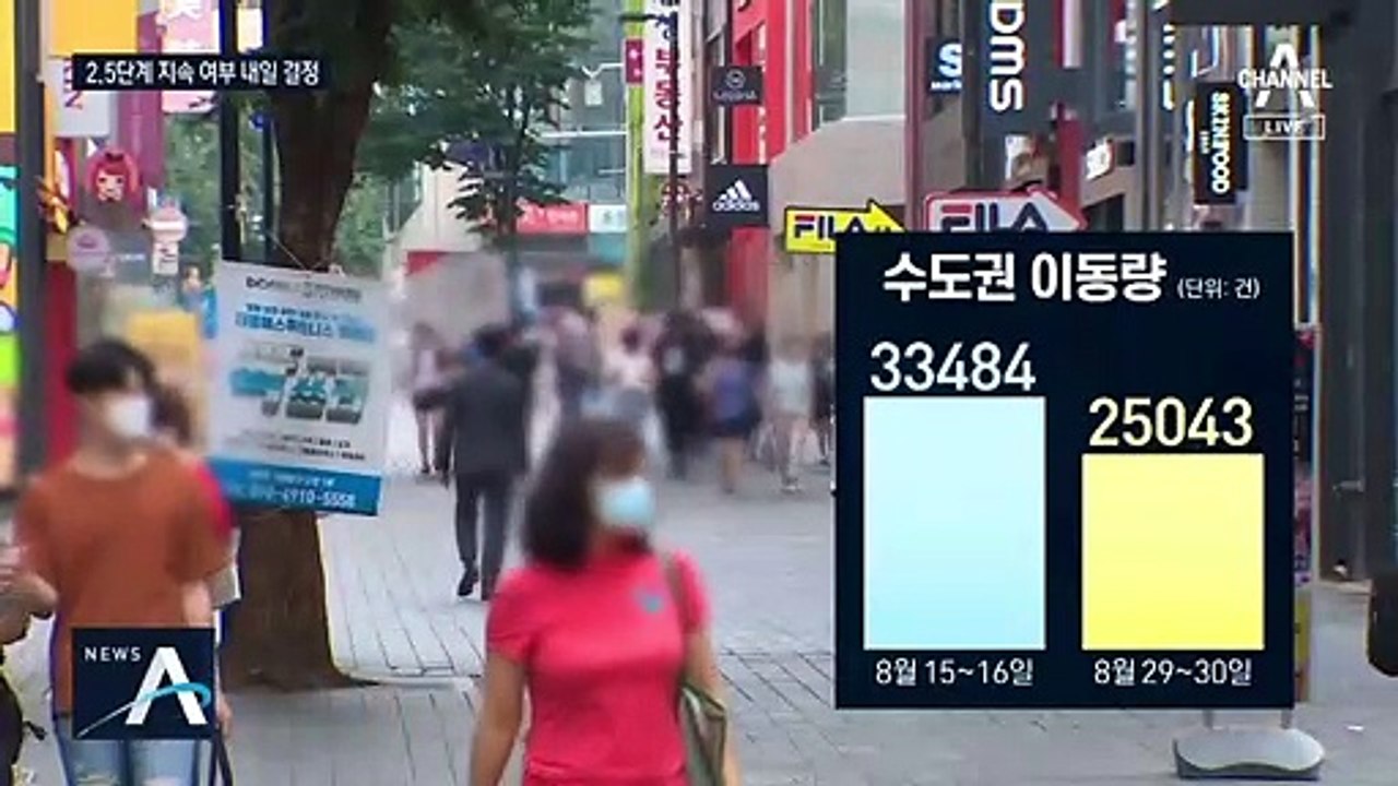 거리두기 2.5단계 중단? 계속?…방역당국 내일 결정