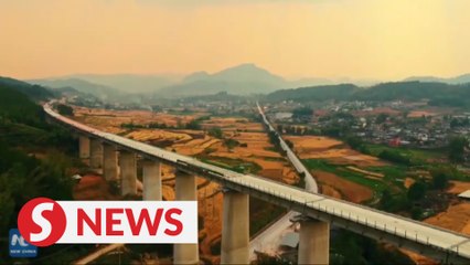 Download Video: Full steam ahead for construction of China-Laos railway project