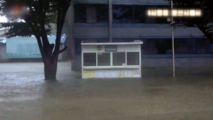 北 강원도 원산 '물바다'...또 실시간 특보, 피해 최소화 '총력' / YTN