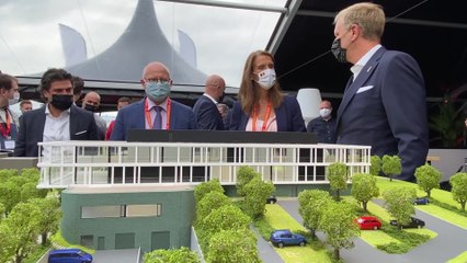 Présentation du nouveau bâtiment fédéral de l'Union belge de football