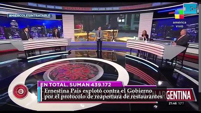 Ernestina Pais explotó contra el Gobierno