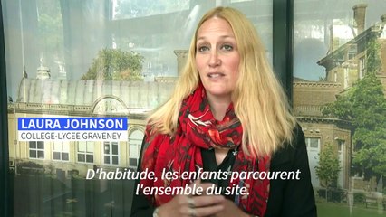 Londres: rentrée des classes pour les élèves des collèges et lycées