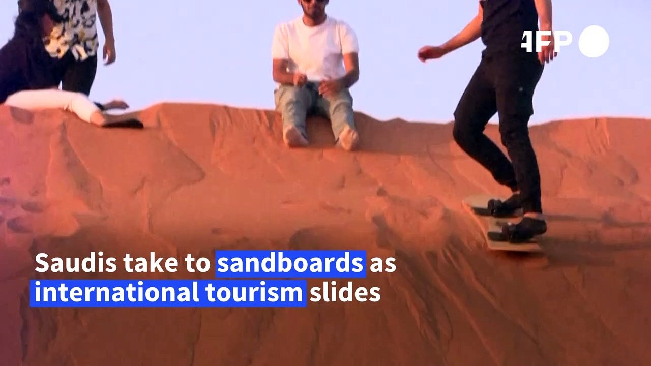 Saudis try sandboarding as domestic tourism booms