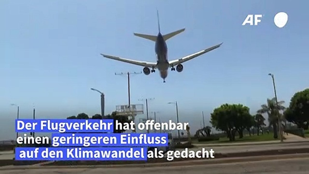 Luftverkehr hat wohl geringeren einfluss auf klimawandel als gedacht