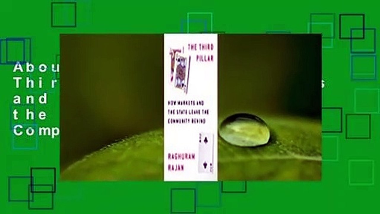 About For Books  The Third Pillar: How Markets and the State Leave the Community Behind Complete