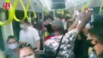 Otobüste “fazla yolcu” gerginliği: Yolcular önce şoförle sonra birbirleriyle tartıştı