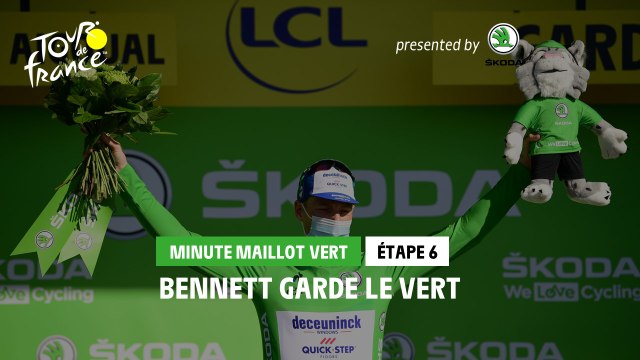 #TDF2020 - Étape 6 / Stage 6 - Škoda Green Jersey Minute / Minute Maillot Vert