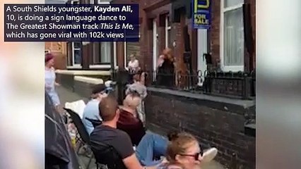 Kayden Ali's sign language dance to Greatest Showman hit This is Me