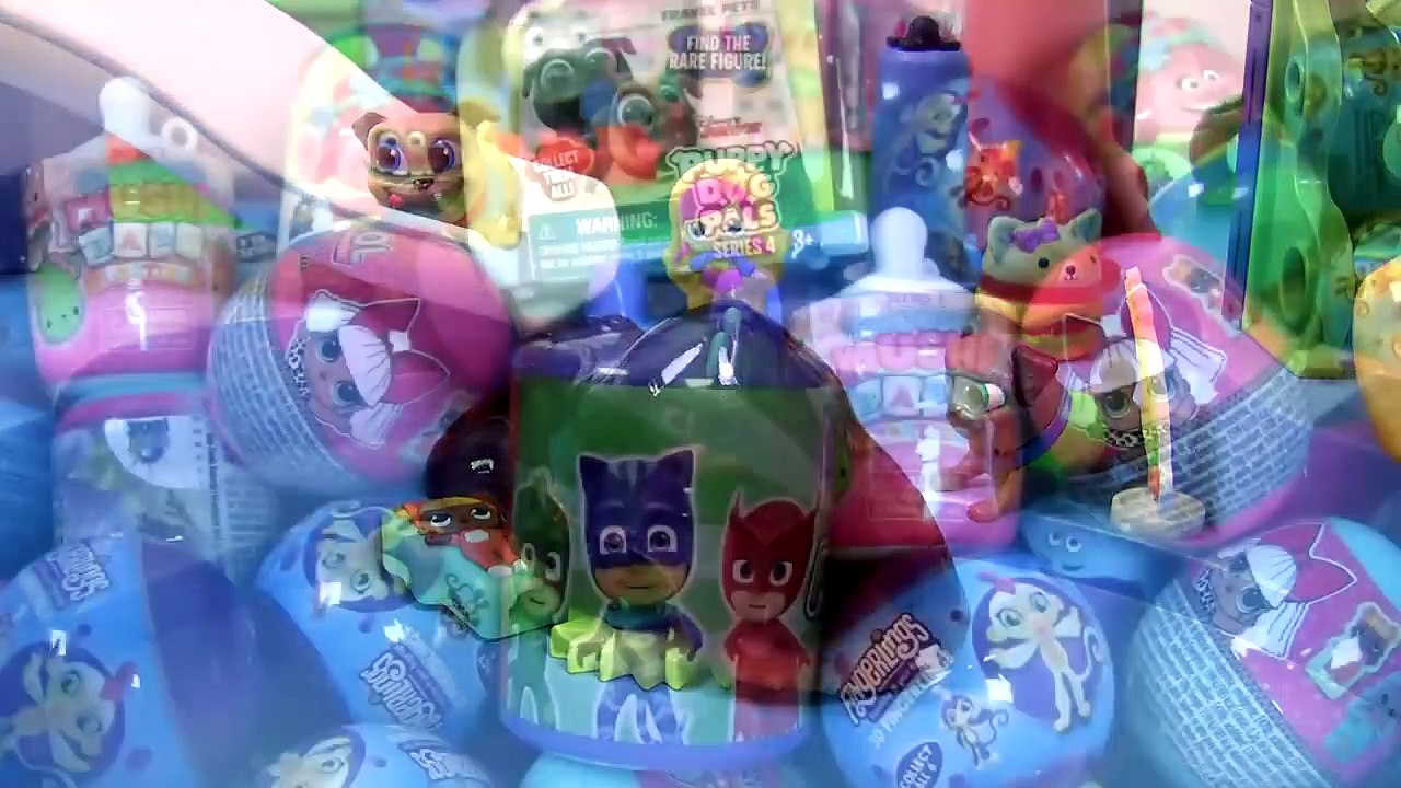 surprise toys puppy dog pals lol egg pj masks slime baby bottle